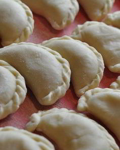 Постные вареники с картофелем