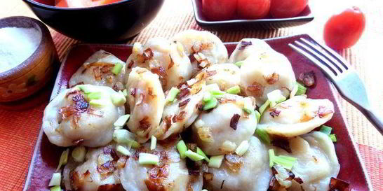 Постные вареники с картошкой