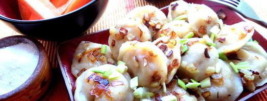 постные вареники с картошкой. Шаг 27