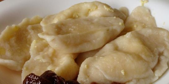 Пышные вареники с творогом на молоке