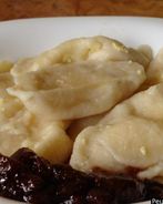 Пышные вареники с творогом на молоке