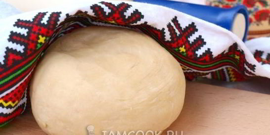 Тесто для вареников на сметане
