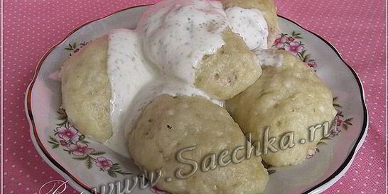 Творожные вареники на пару