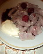 Вареники ленивые с ягодами