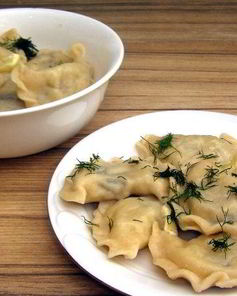 Вареники на молоке с картошкой