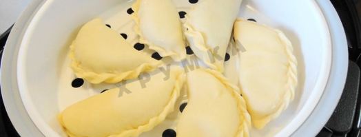 вареники на пару в пароварке. Шаг 16