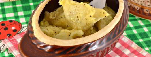 вареники по-подольски с куриным фаршем. Шаг 11