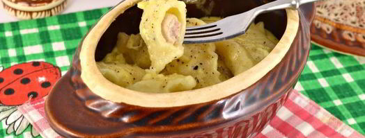 вареники по-подольски с куриным фаршем. Шаг 12