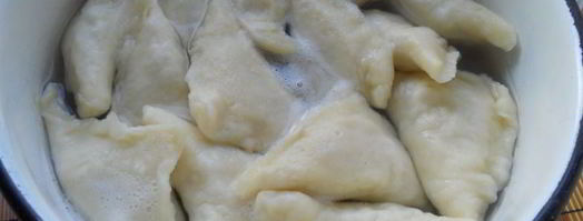 вареники по-подольски с куриным фаршем. Шаг 7