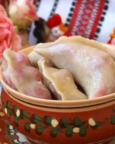 Вареники постные с вишней из заварного теста