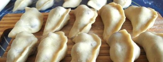 вареники постные с вишней из заварного теста. Шаг 4