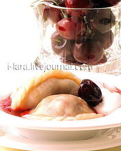 Вареники с черешней
