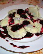 Вареники с черникой