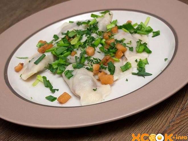 Рецепт вареников с гречкой и грибами