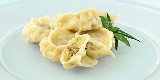 Вареники с капустой и грибами