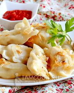 Вареники с капустой и мясом