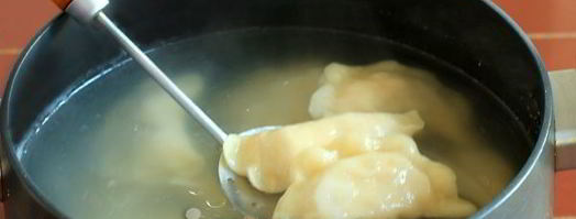 вареники с капустой и мясом. Шаг 16