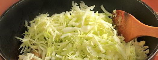 вареники с капустой и мясом. Шаг 9