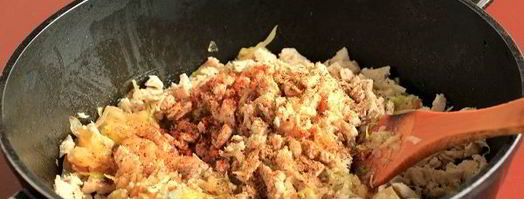 вареники с капустой и мясом. Шаг 11