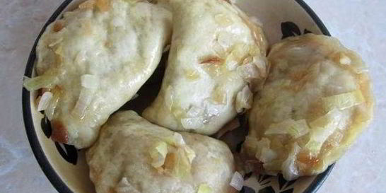 Вареники с капустой на пару