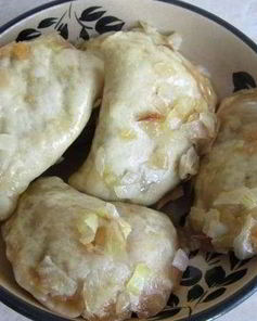 Вареники с капустой на пару