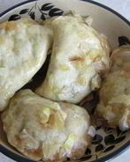 Вареники с капустой на пару