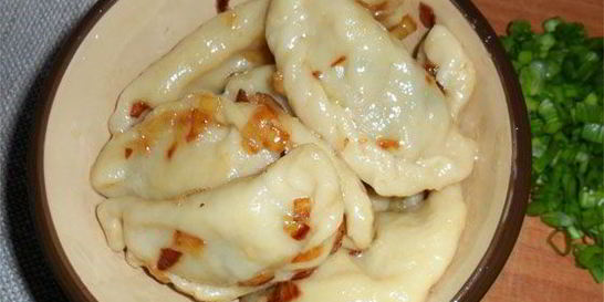 Вареники с картофелем и грибами