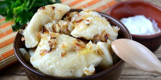 Вареники с картофелем и капустой