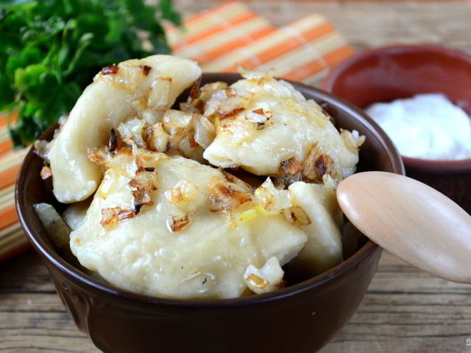 Рецепт вареников с картофелем и капустой