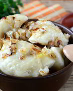 Вареники с картофелем и капустой