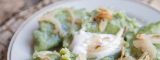 вареники с картофелем и шпинатом. Шаг 11