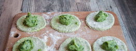 вареники с картофелем и шпинатом. Шаг 9