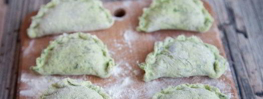 вареники с картофелем и шпинатом. Шаг 10