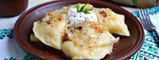 вареники с картофелем и сыром на пару из творожного теста. Шаг 10