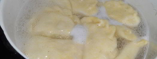 вареники с картофелем на сыворотке и кукурузной муке. Шаг 5