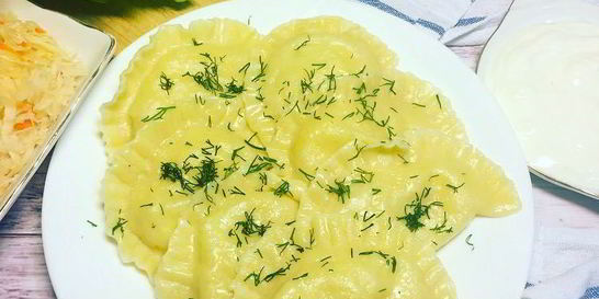 Вареники с картофелем