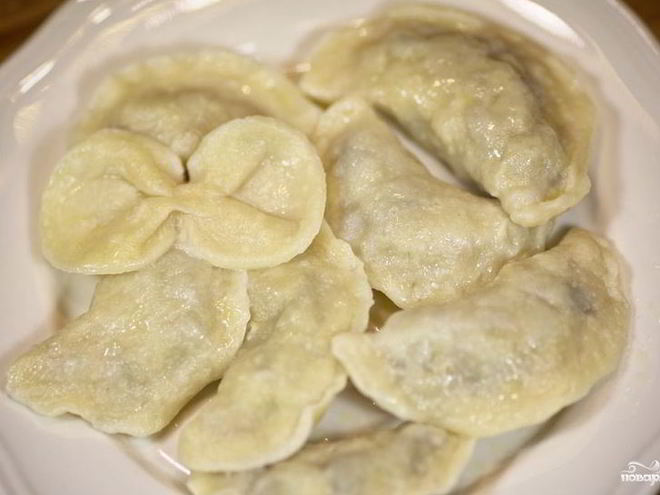 Рецепт вареников с картошкой и грибами