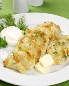 Вареники с кислой капустой