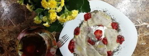 вареники с клубникой и мятой. Шаг 12