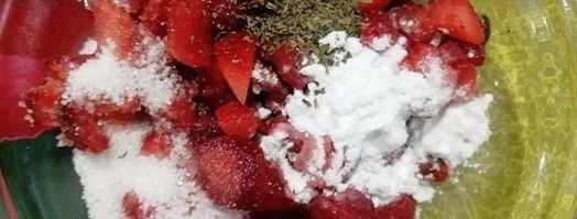 вареники с клубникой и мятой. Шаг 6