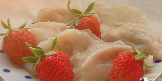 Вареники с клубникой на заварном тесте