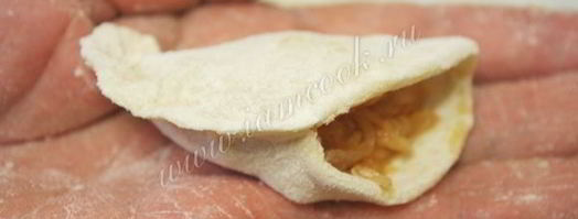 вареники с квашеной капустой на молоке. Шаг 10