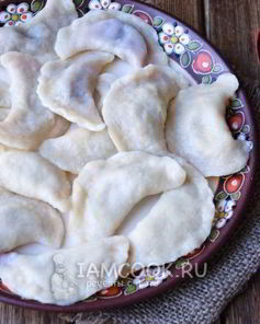 Вареники с малиной