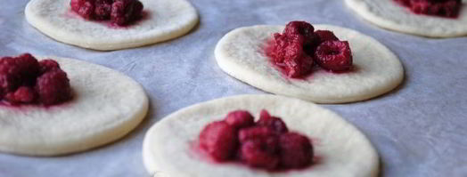 вареники с малиной. Шаг 10