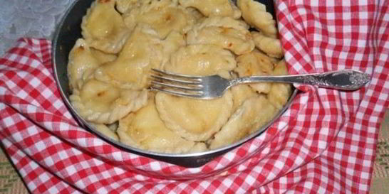 Вареники с морепродуктами