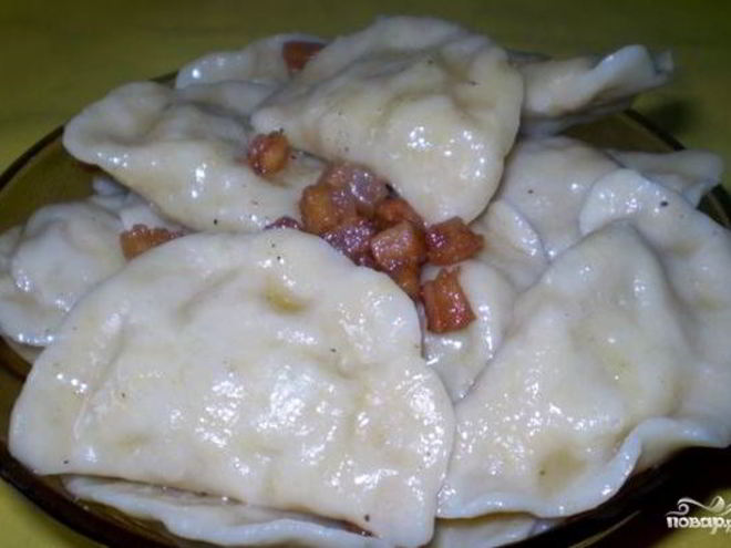 Рецепт вареников с мясом и картошкой