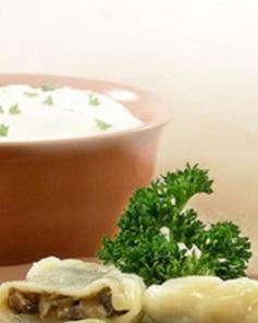 Вареники с рыжиками