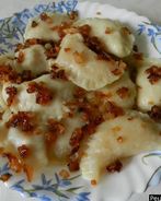 Вареники с салом и картошкой