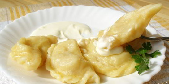 Вареники с салом