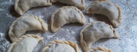 вареники с шампиньонами. Шаг 7